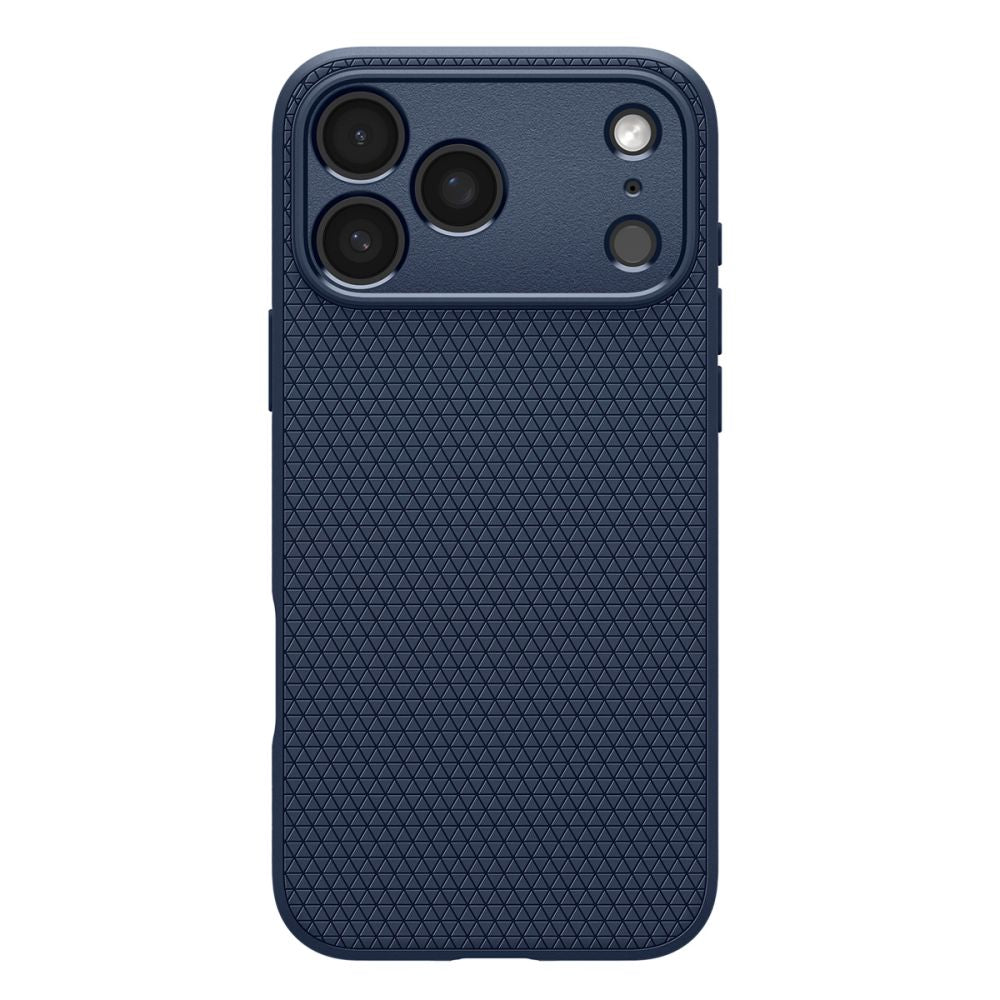 Dėklas Spigen Liquid Air iPhone 17 Pro / 18 Pro, tamsiai mėlynas -- iPhone 17 Pro, iPhone 18 Pro