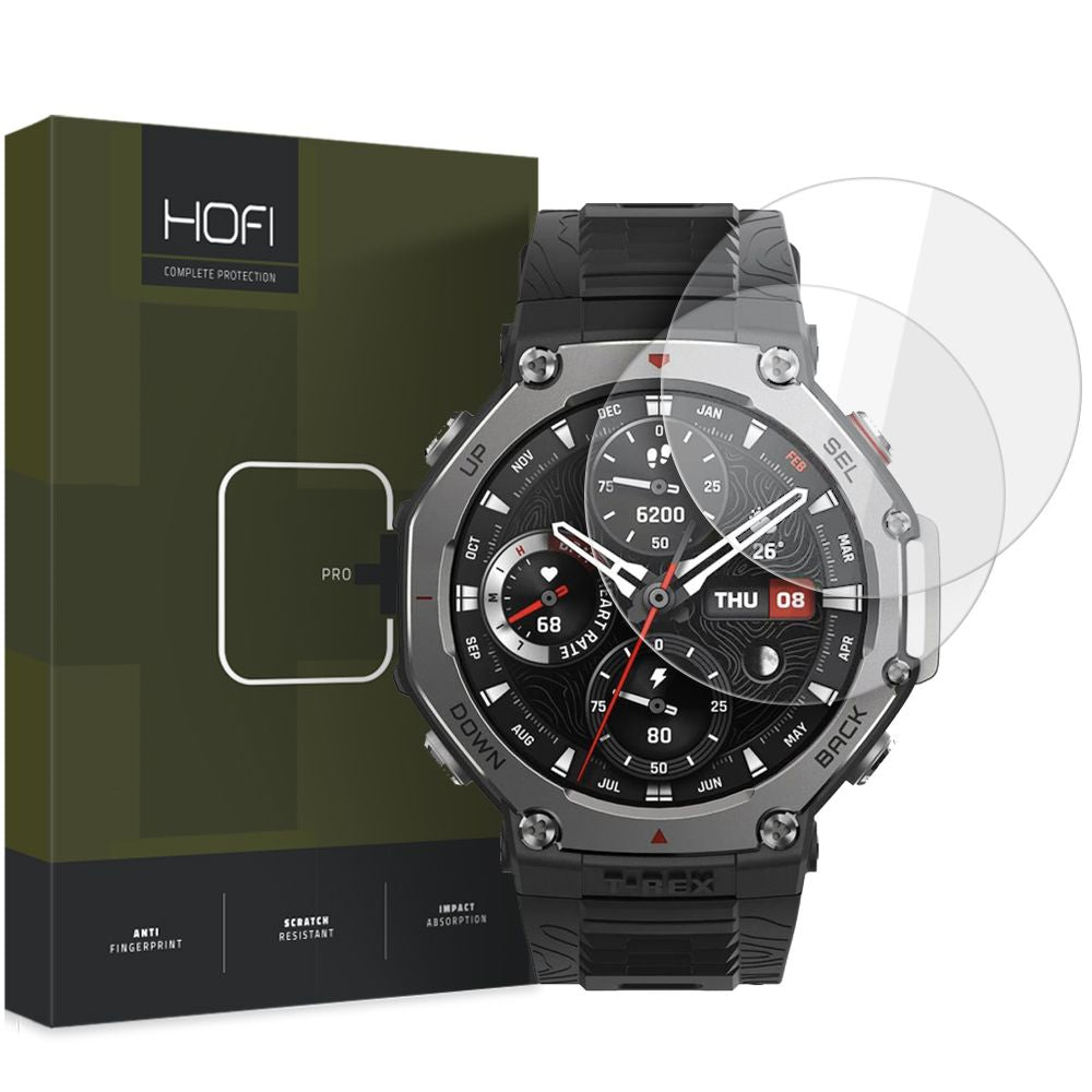Apsauginis stiklas Hofi Glass Pro+ Amazfit T-Rex 3, 2 vnt., skaidrus -- T-Rex 3