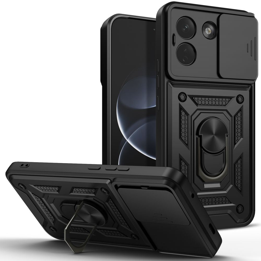 Dėklas Xiaomi Redmi Note 17 Pro Max 5G Tech-Protect CamShield Pro, juodas -- Redmi Note 17 Pro Max 5G