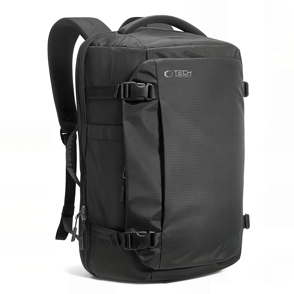 Kuprinė Tech-Protect Defender S70, kabinos bagažo, Ryanair ir Wizz Air, 24L, 40x30x20 cm, juoda --...