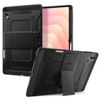 Dėklas Spigen Tough Armor Pro Galaxy Tab S11 Ultra / S12 Ultra 14.6, juodas -- Galaxy Tab S11 Ultra, Galaxy Tab S12 Ultra