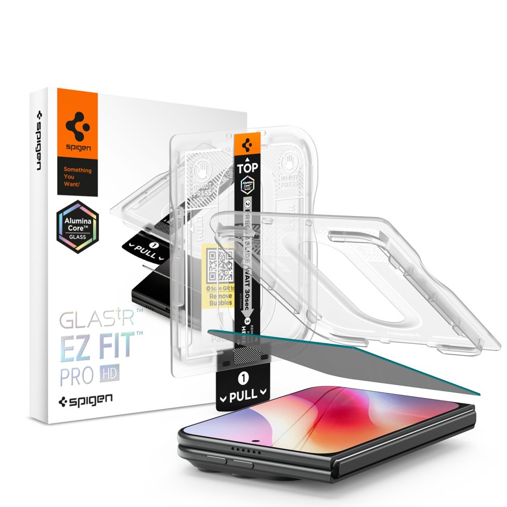 Apsauginis stiklas su privatumo filtru Spigen Glas.tR EZ Fit Pro AC HD Privacy iPhone Duo -- iPhone Duo