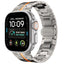 Dirželis Tech-Protect Stainless Apple Watch 8 / 9 / 10 / 11 / 12 / SE / Ultra (44 / 45 / 46 / 49 mm), Titanium / Orange...