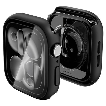 Dėklas Spigen Thin Fit 360 Apple Watch 10 / 11 (46 mm), juodas -- Apple Watch 10 (46 mm), Apple Watch 11 (46 mm)