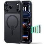 Dėklas ESR Classic Hybrid MagSafe iPhone 17 Pro Max / 18 Pro Max, matinis juodas -- iPhone 17 Pro Max, iPhone 18 Pro Max
