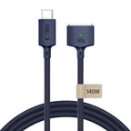 Kabelis Tech-Protect MMC01 Ultraboost USB-C - MagSafe 3, 140W, 300 cm, MacBook, tamsiai mėlynas -- MacBook