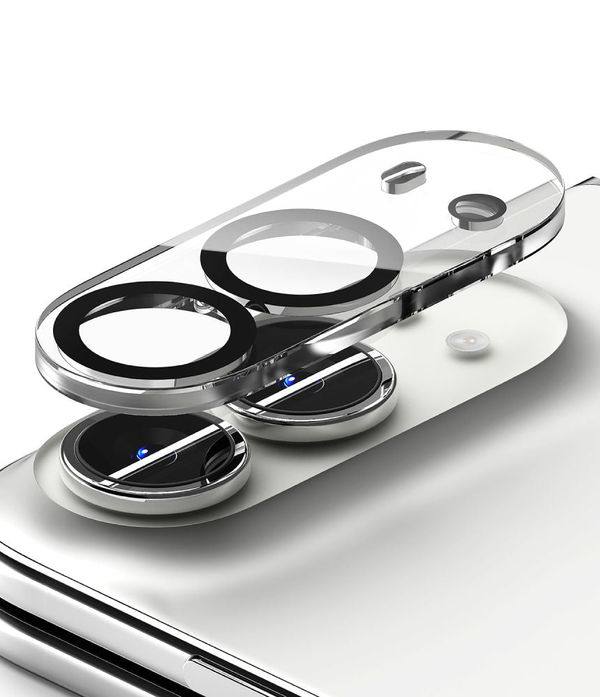 Kameros apsauginis stiklas Ringke Camera Full Cover iPhone Duo, 2 vnt., juodas -- iPhone Duo