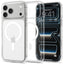 Dėklas Spigen Ultra Hybrid MagSafe iPhone 17 Pro Max / 18 Pro Max, skaidrus baltas -- iPhone 17 Pro Max, iPhone 18 Pro Max