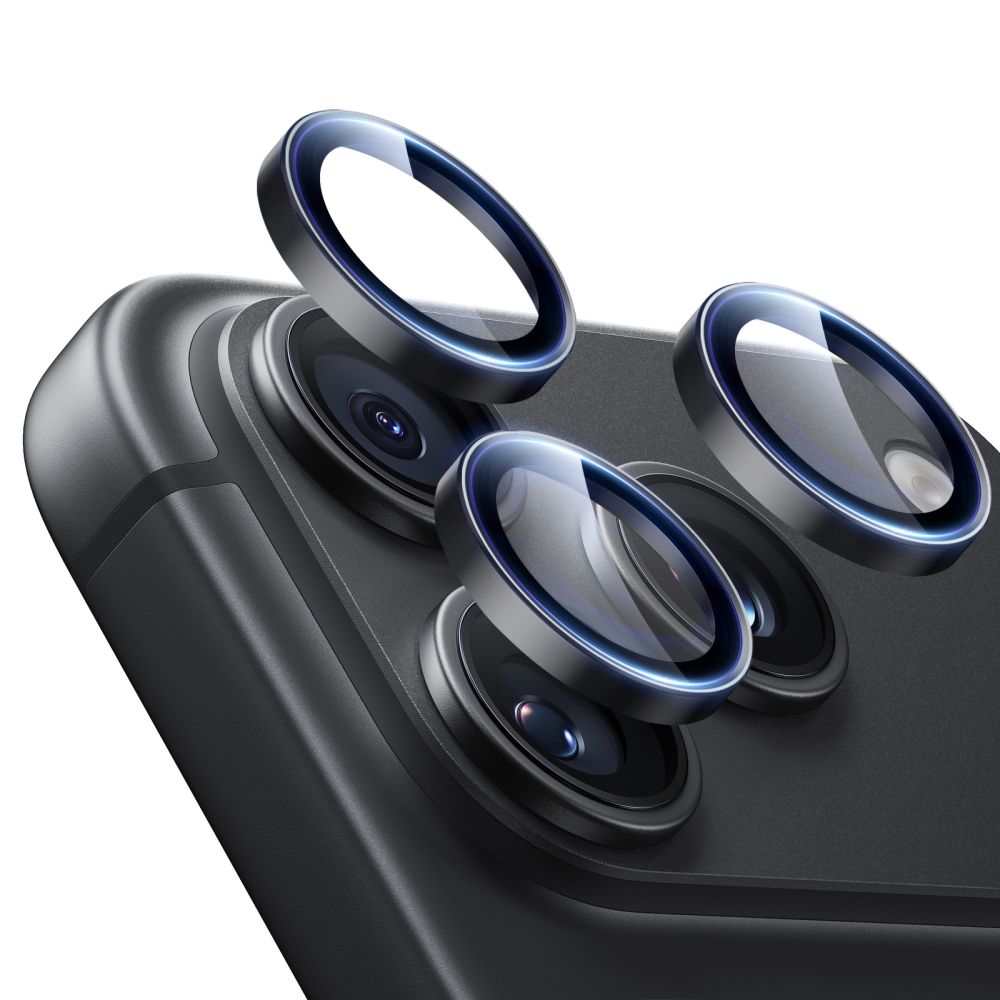 Kameros apsauginis stiklas ESR Armorite iPhone 18 Pro / 18 Pro Max, juodas -- iPhone 18 Pro, iPhone 18 Pro Max