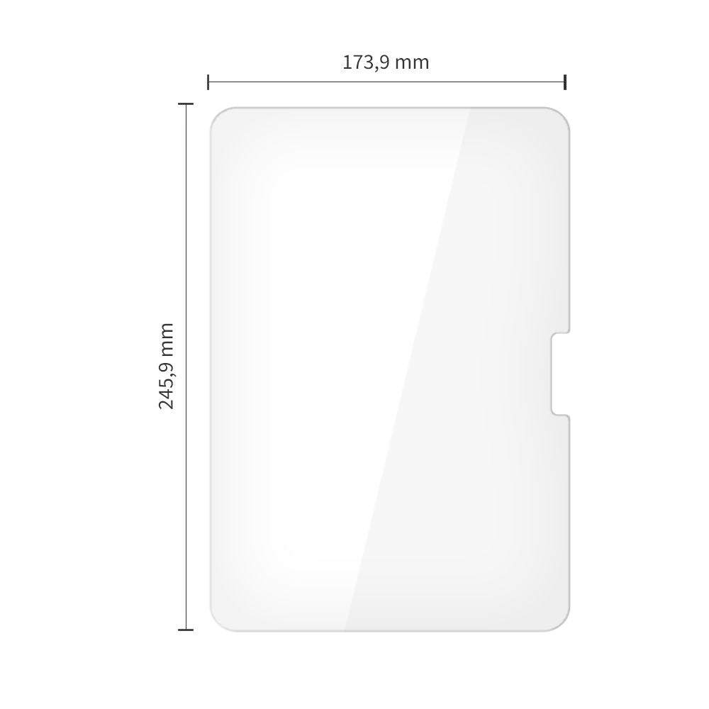 Apsauginis stiklas Tech-Protect Glass Fit+ iPad Pro 11 (5/6 kartos, 2024-2025), 2 vnt., skaidrus -- iPad Pro 11