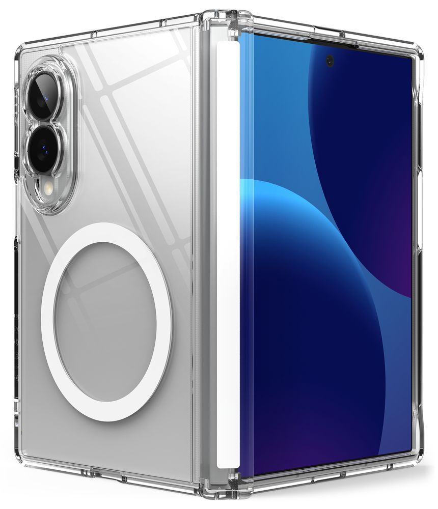 Dėklas Ringke Fusion Flap Magsafe Samsung Galaxy Z Fold 8, skaidrus -- Galaxy Z Fold 8