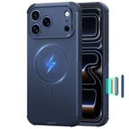 Dėklas ESR Cyber Tough MagSafe iPhone 17 Pro Max / 18 Pro Max, mėlynas -- iPhone 17 Pro Max, iPhone 18 Pro Max