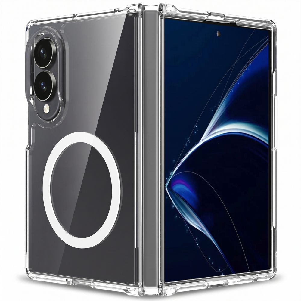 Dėklas Tech-Protect FlexAir Hybrid MagSafe Galaxy Z Fold 8, skaidrus -- Galaxy Z Fold 8