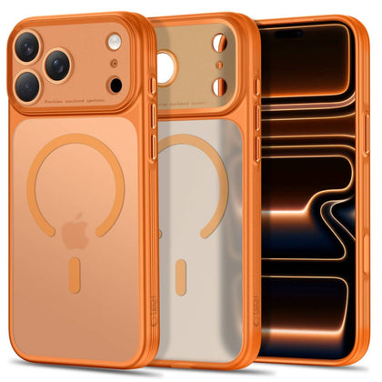 Dėklas Tech-Protect MagPrime MagSafe CC iPhone 17 Pro Max / 18 Pro Max, matinis oranžinis -- iPhone 17 Pro Max, iPhone 18...