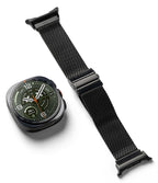 Dirželis Ringke Metal One Mesh Samsung Galaxy Watch Ultra 1 / 2 2024-2026 (47 mm), juodas -- Galaxy Watch Ultra (47 mm),...