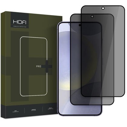 Apsauginis stiklas Hofi Anti Spy Glass Pro+ Privacy, Galaxy S24 / S25, 2 vnt. -- Galaxy S24, Galaxy S25