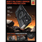 Supcase UB Grip MagSafe dėklas iPhone 17 – juodas