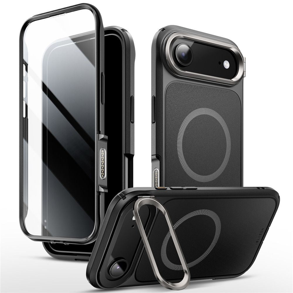 Supcase Ares Flip MagSafe dėklas iPhone 17 Air – juodas