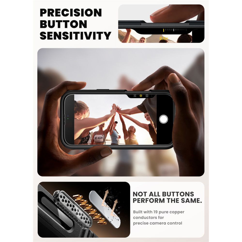 Supcase Ares Flip MagSafe dėklas iPhone 17 Air – juodas