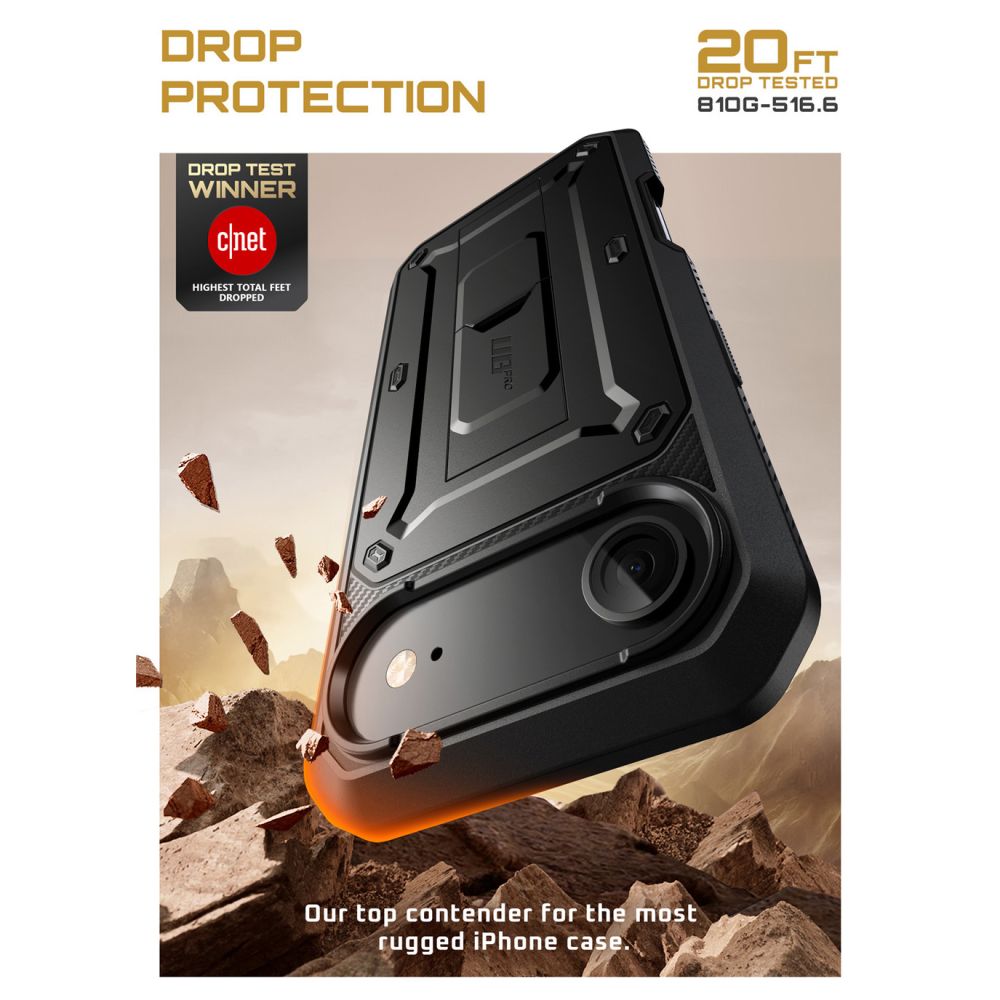 Supcase Unicorn Beetle Pro dėklas iPhone 17 Air – juodas