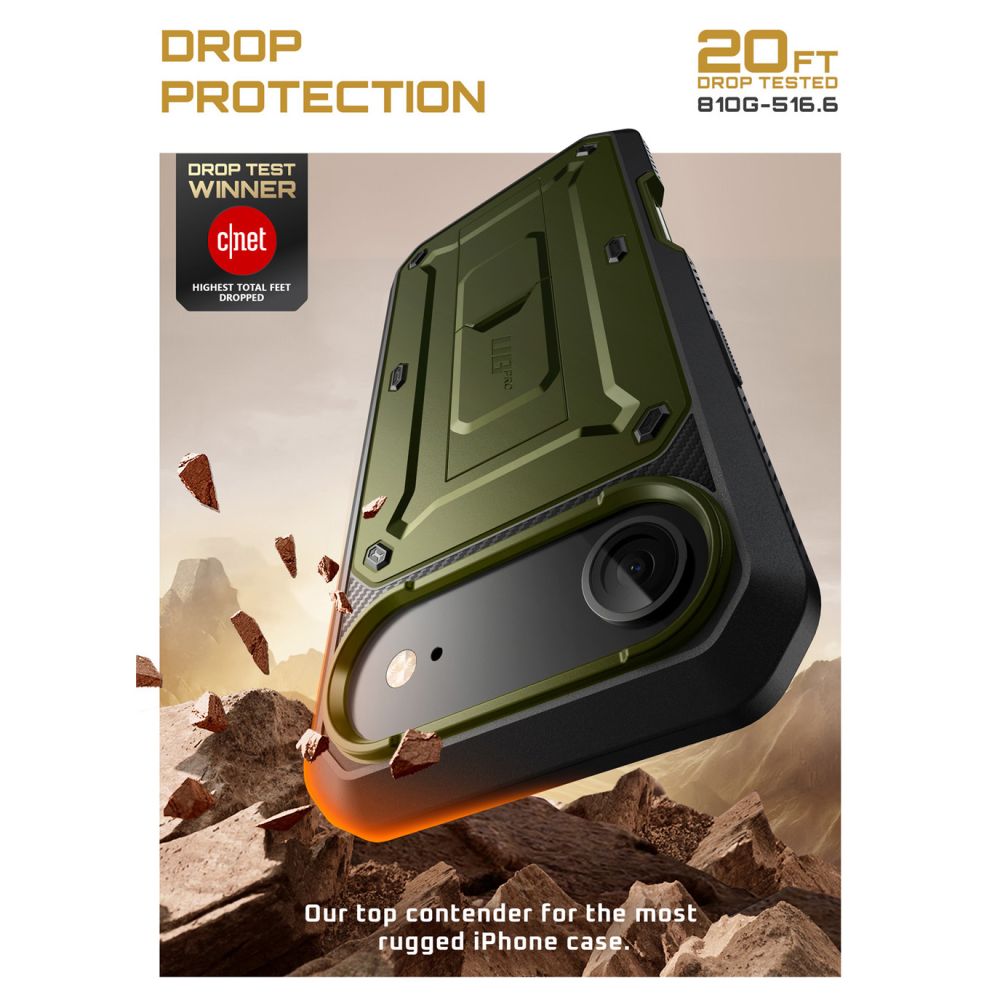 Supcase Unicorn Beetle Pro dėklas iPhone 17 Air – žalias