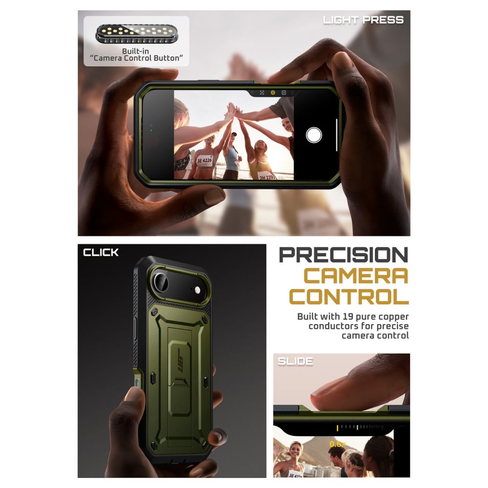 Supcase Unicorn Beetle Pro dėklas iPhone 17 Air – žalias