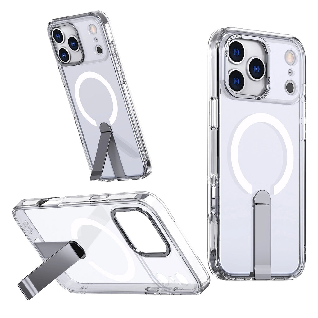 Skaidrus MagSafe dėklas Samsung Galaxy S26 Plus su stovu