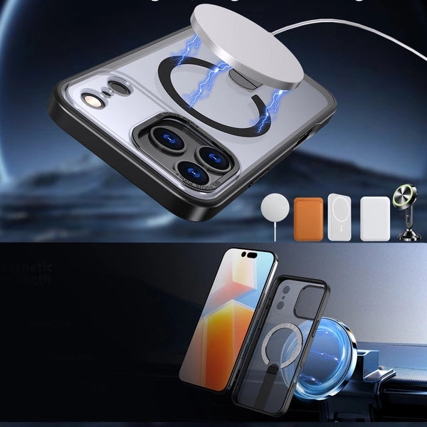 MagSafe dėklas Samsung Galaxy S26 Plus su stovu – juodas