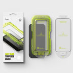Ringke Easy Slide grūdintas stiklas iPhone 17 (2 vnt.) – juodas