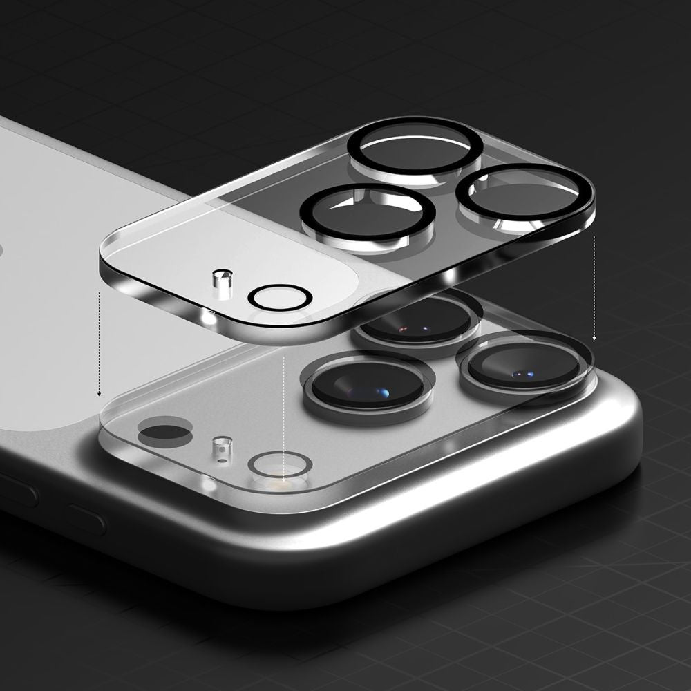 Ringke kameros stiklas iPhone 17 Pro – juodas (2 vnt.) -- iPhone 17 Pro