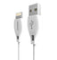 Dudao USB / Lightning laidas 2.4A 1m baltas (L4L 1m white)