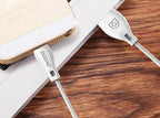 Dudao USB / Lightning laidas 2.4A 1m baltas (L4L 1m white)