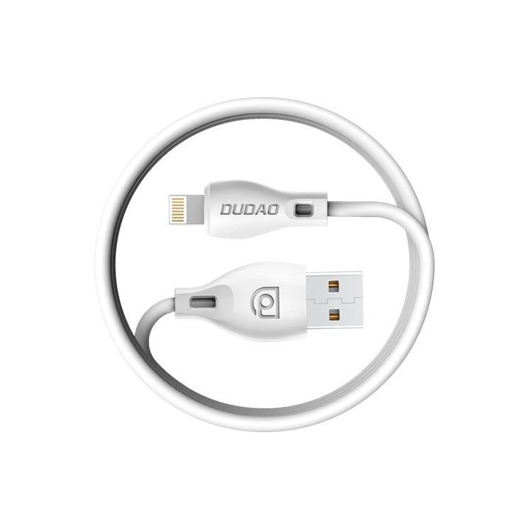 Dudao USB / Lightning laidas 2.4A 1m baltas (L4L 1m white)