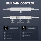 Tech-Protect Ultraboost Core G2 Mini Jack ausinės – baltos -- Headphones