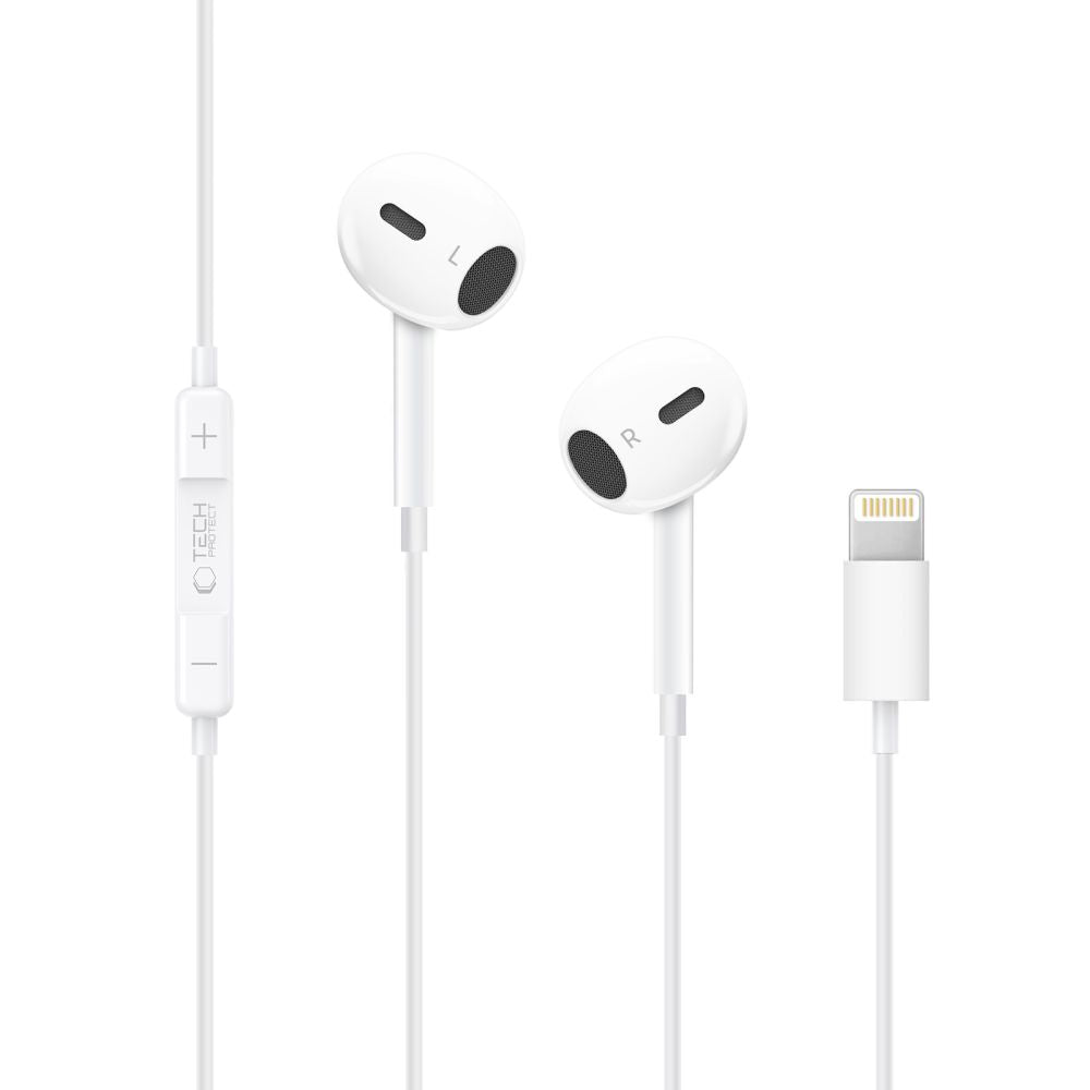 Tech-Protect Ultraboost Core G2 Lightning ausinės – baltos -- Headphones