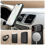Tech-Protect Kevlar Aura MagSafe dėklas iPhone 17 – juodas -- iPhone 17
