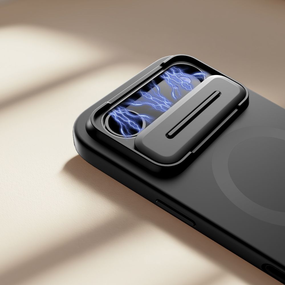 Tech-Protect Kevlar Aura MagSafe dėklas iPhone Air – juodas -- iPhone 17 Air