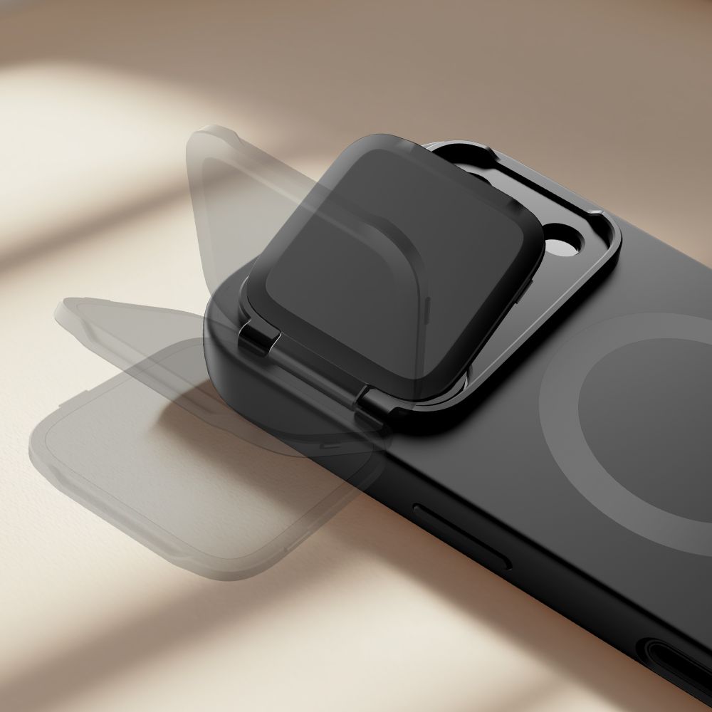 Tech-Protect Kevlar Aura MagSafe dėklas iPhone 17 Pro Max – juodas -- iPhone 17 Pro Max