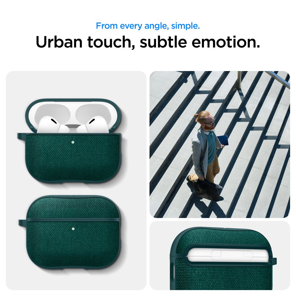 Spigen Urban Fit dėklas AirPods Pro – žalias