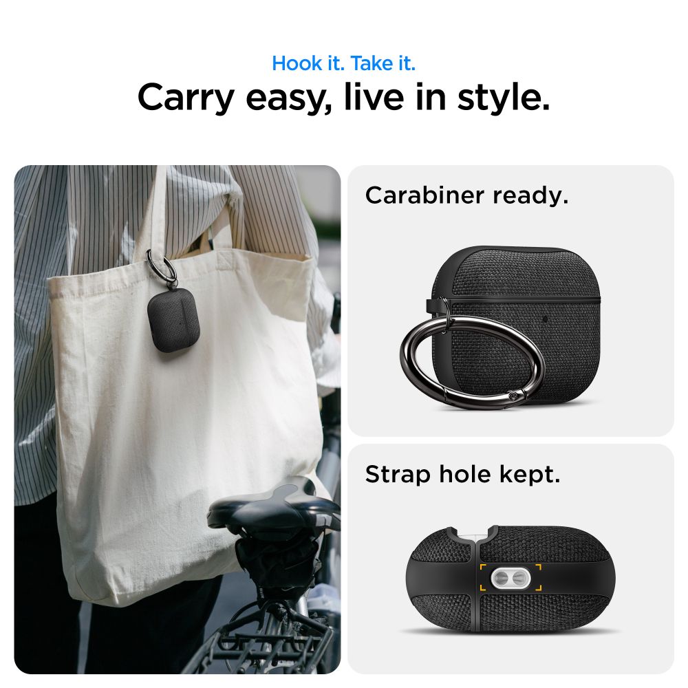 Spigen Urban Fit dėklas AirPods 3 – juodas