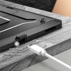 Supcase Unicorn Beetle Pro dėklas Galaxy Tab S9/S9 FE – juodas