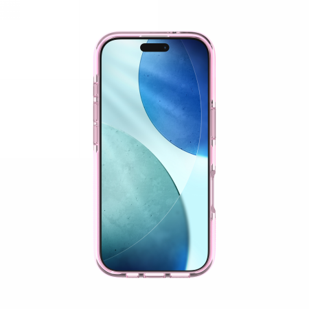 ZAGG Santa Cruz Snap MagSafe dėklas iPhone 17 – skaidrus rožinis