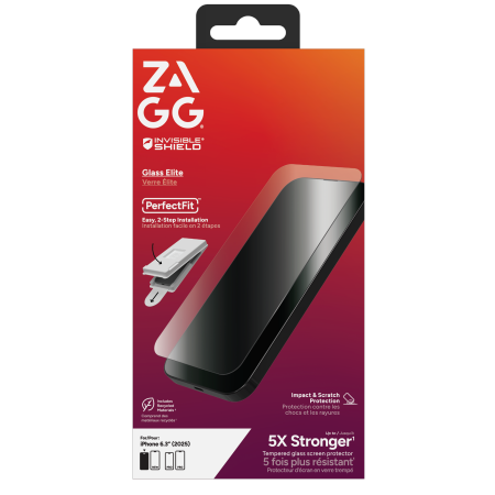ZAGG InvisibleShield Glass Elite stiklas iPhone 17