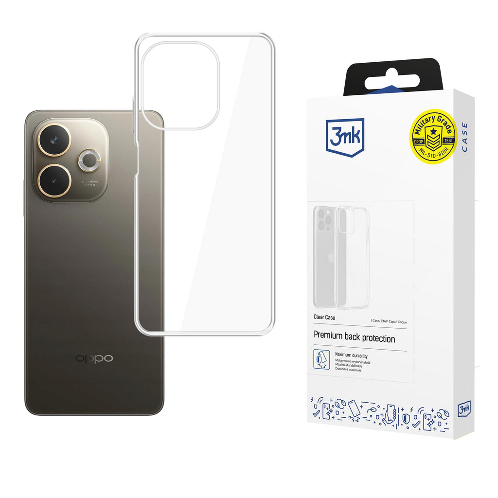 3mk Clear Case skirtas Oppo A5 Pro 5G - permatomas -- Oppo A5 Pro 5G