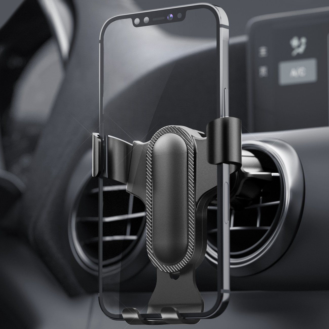 Dudao gravitacinis išmaniojo telefono laikiklis (F7s) - juodas