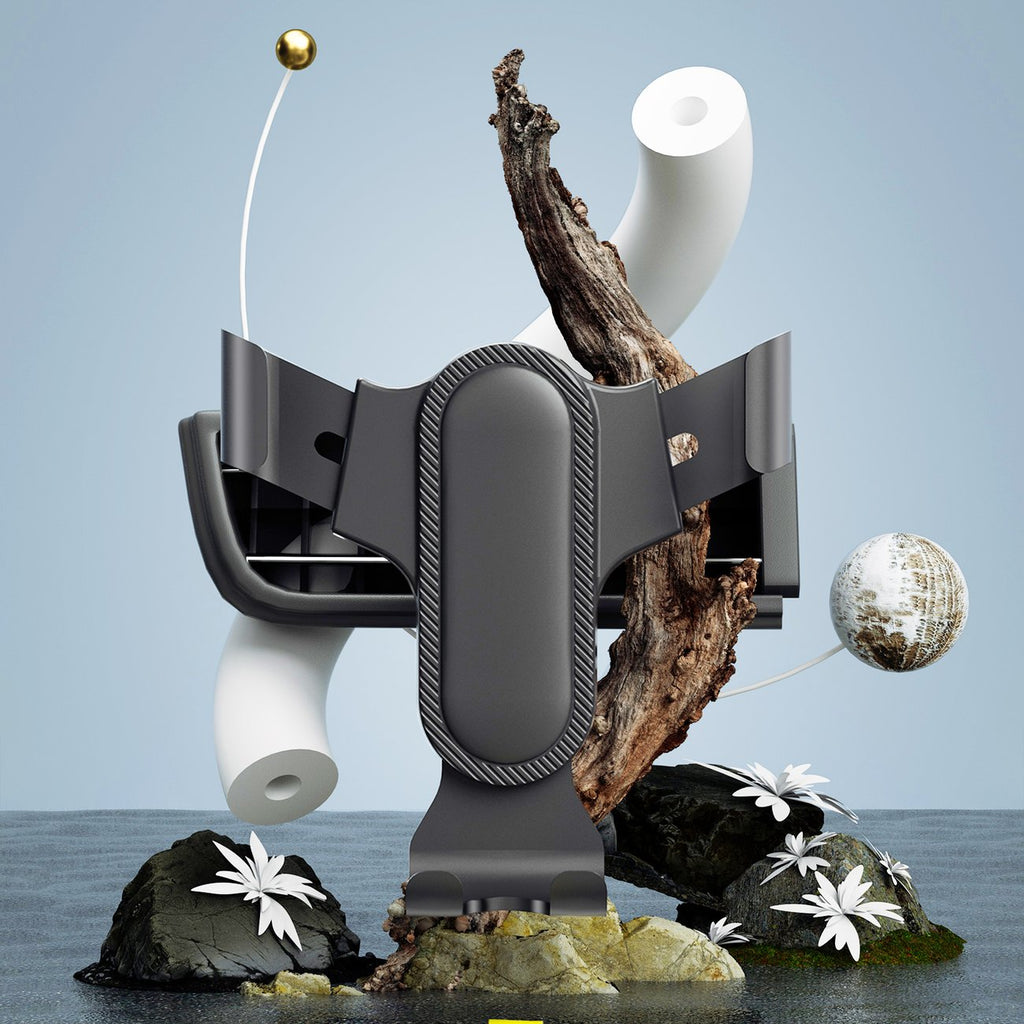 Dudao gravitacinis išmaniojo telefono laikiklis (F7s) - juodas