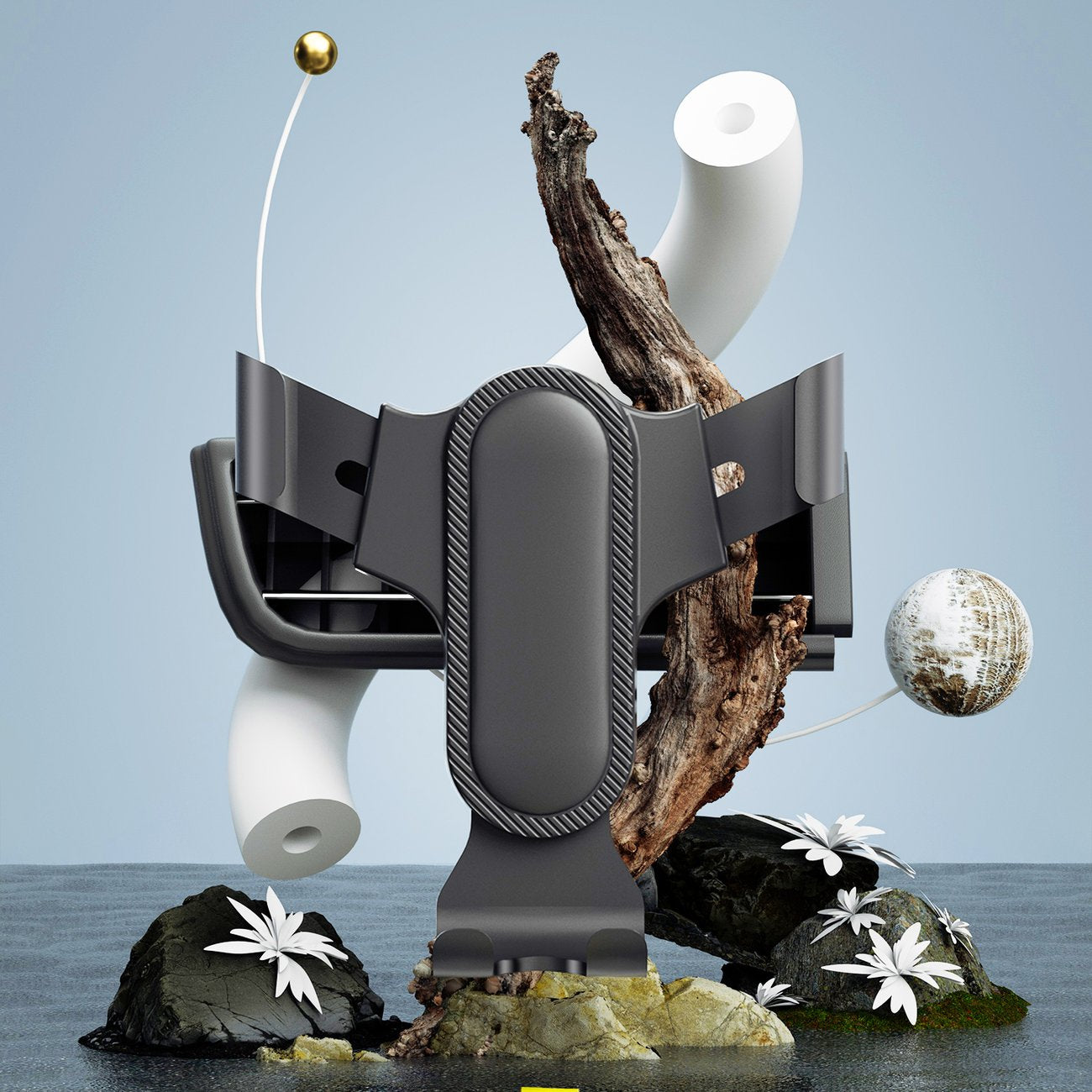 Dudao gravitacinis išmaniojo telefono laikiklis (F7s) - juodas