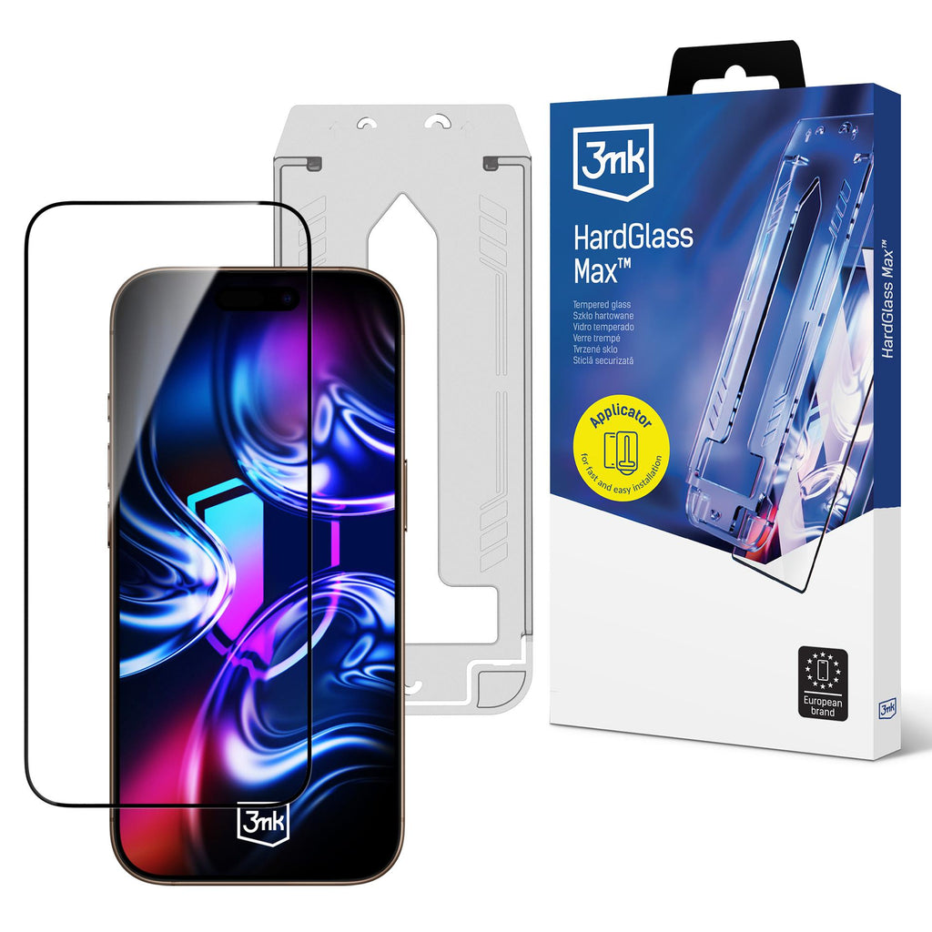 3mk Hardglass Max grūdintas stiklas, skirtas iPhone 17 Pro Max