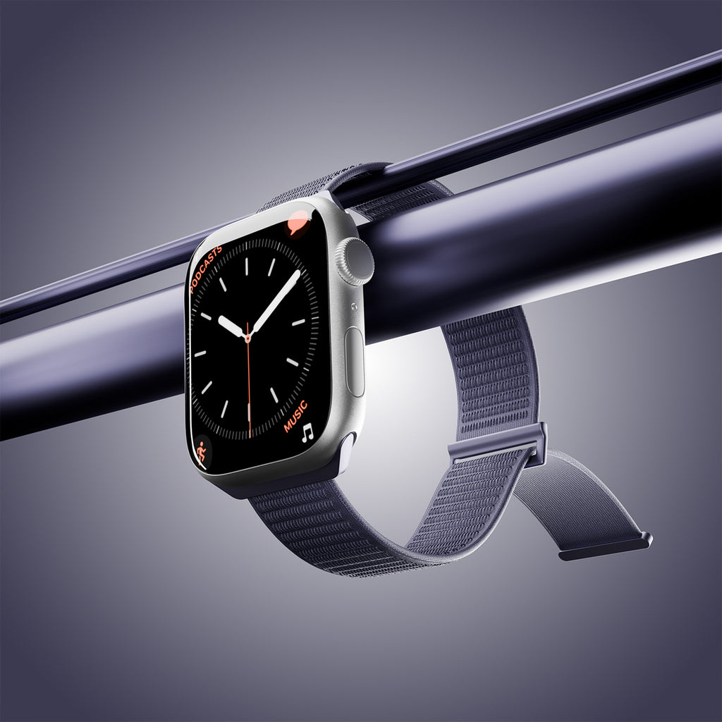 Puro Sport dirželis Apple Watch 44/45/46/49mm - tamsiai mėlynas -- Apple Watch