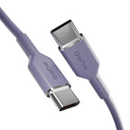 Puro ICON USB-C - USB-C Kabelis 1.5m - Violetinė